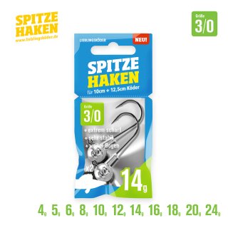 Spitze Haken 3/0