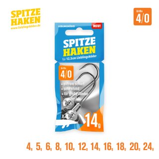 Spitze Haken 4/0