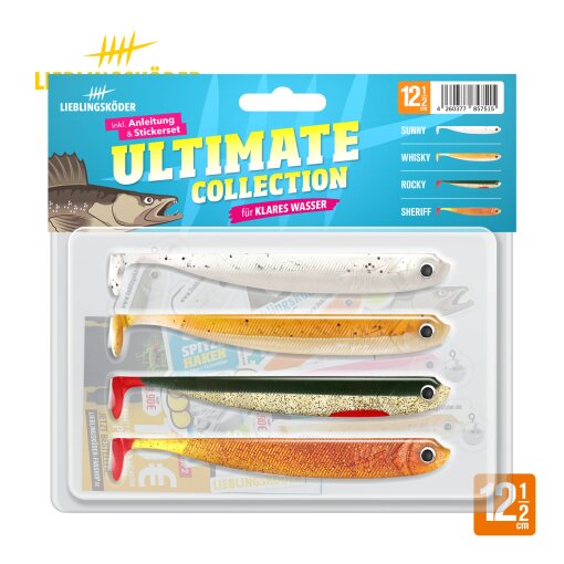Gummifisch Set Zander - Starterset klein