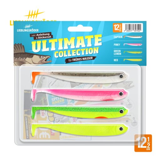 Gummifisch Set Zander - Starterset klein