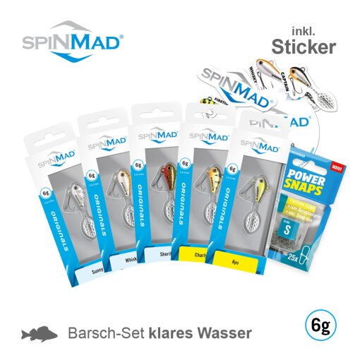 Barsch-Set: klares Wasser