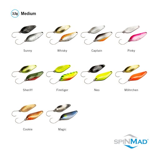SpinMad Spoon-Set 3,5g (Komplett-Set)