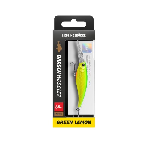 Barschwobbler [BW 060 F1,5] Green Lemon