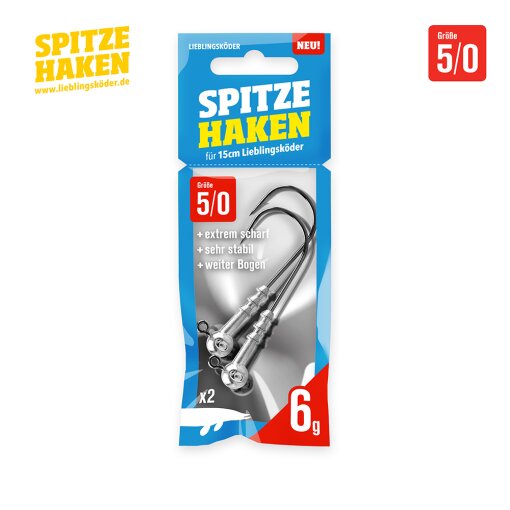 Spitze Haken 5/0 6g