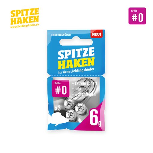 Spitze Haken #0 6g