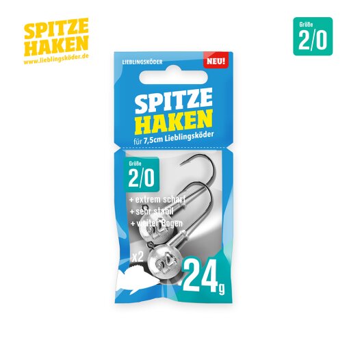 Spitze Haken 2/0 24g