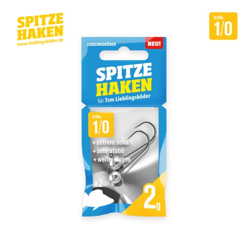 Spitze Haken 1/0 2g