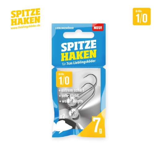 Spitze Haken 1/0 7g