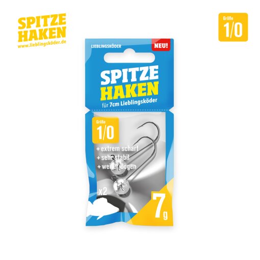 Spitze Haken 1/0 7g